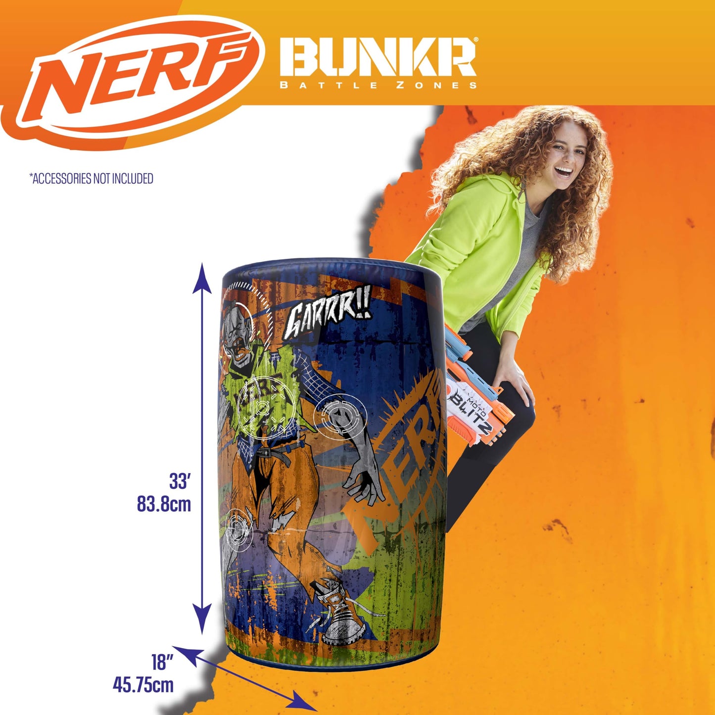 NERF BUNKR Zombie Last Stand Inflatable Battle Zone