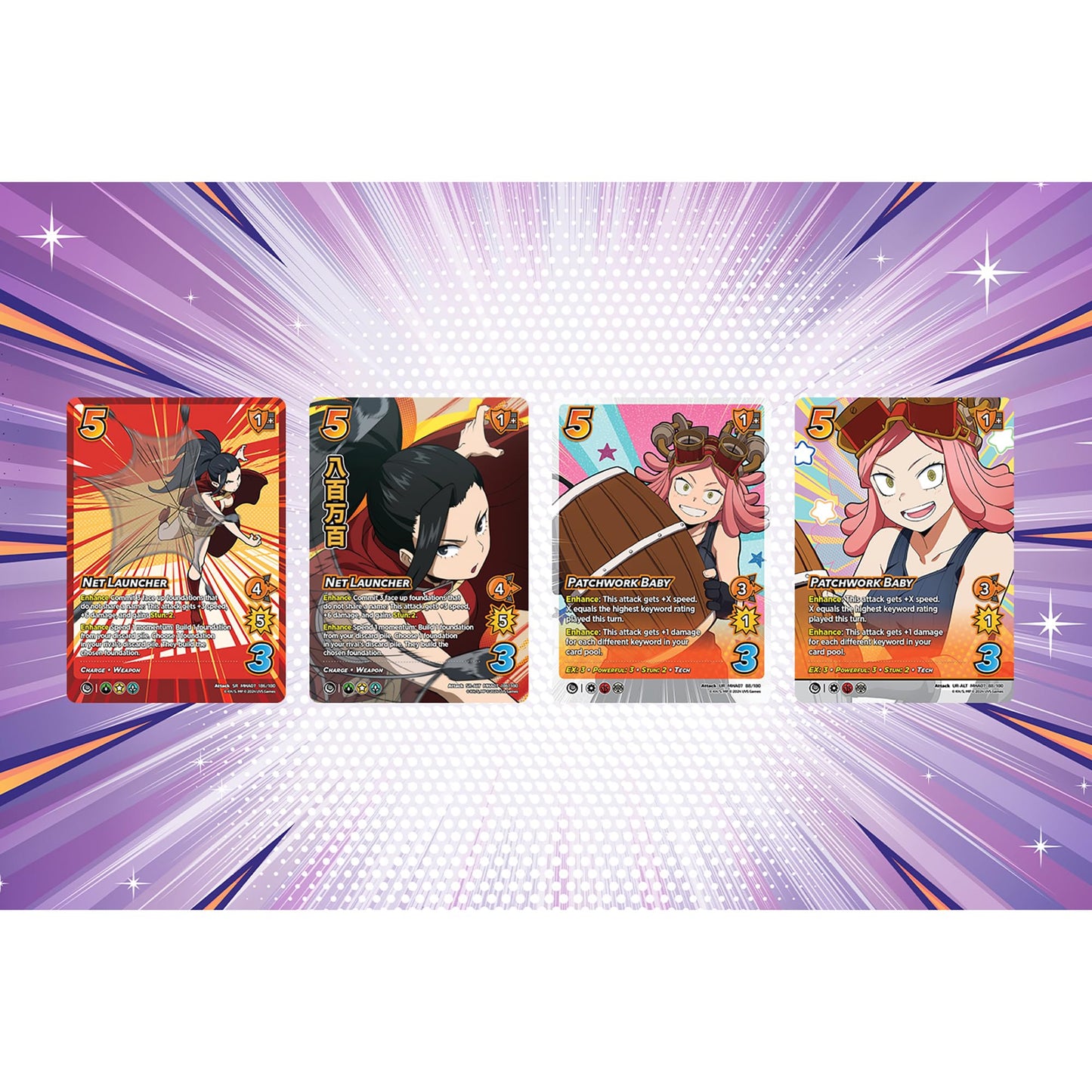UniVersus My Hero Academia: Girl Power Booster Display - Includes 24 Booster Packs (11 Cards Ea), Deck-Building Card Game, Powerful Female Characters