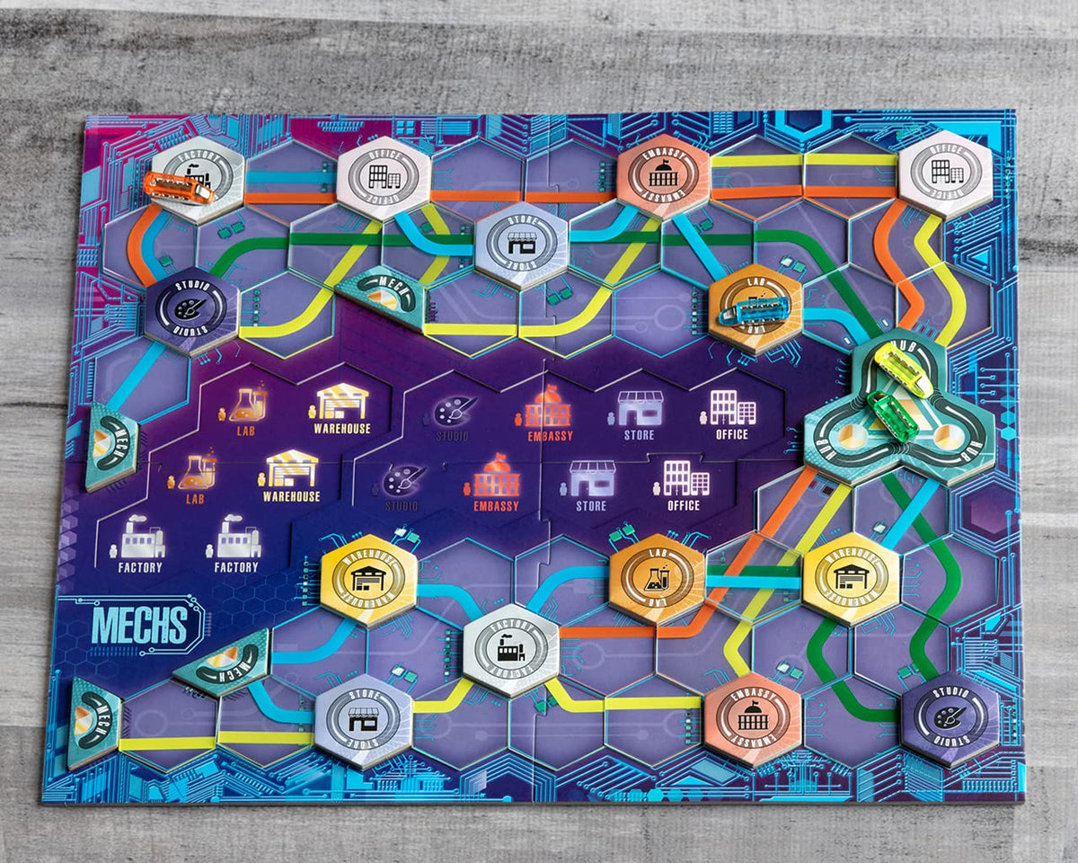 Maglev Maps Board Game, Strategy Board Game for Adults and Family