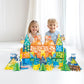 MEGAGONTILES Zoo Animals Magnetic Tiles Set 108PCS | STEM-Authenticated Magnetic Building Blocks with Animal Figures | Educational Construction Toy