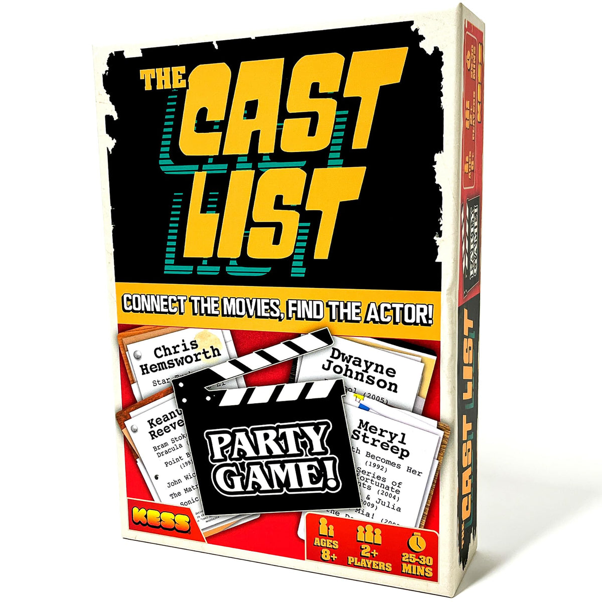 KESS: The Cast List - Movie Trivia Board Game & Deduction Party Quiz