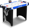 SereneLife 48" Air Hockey Game Table, w/Built-in Score Tracker & Puck Dispenser, Digital LED Scoreboard & Accessories