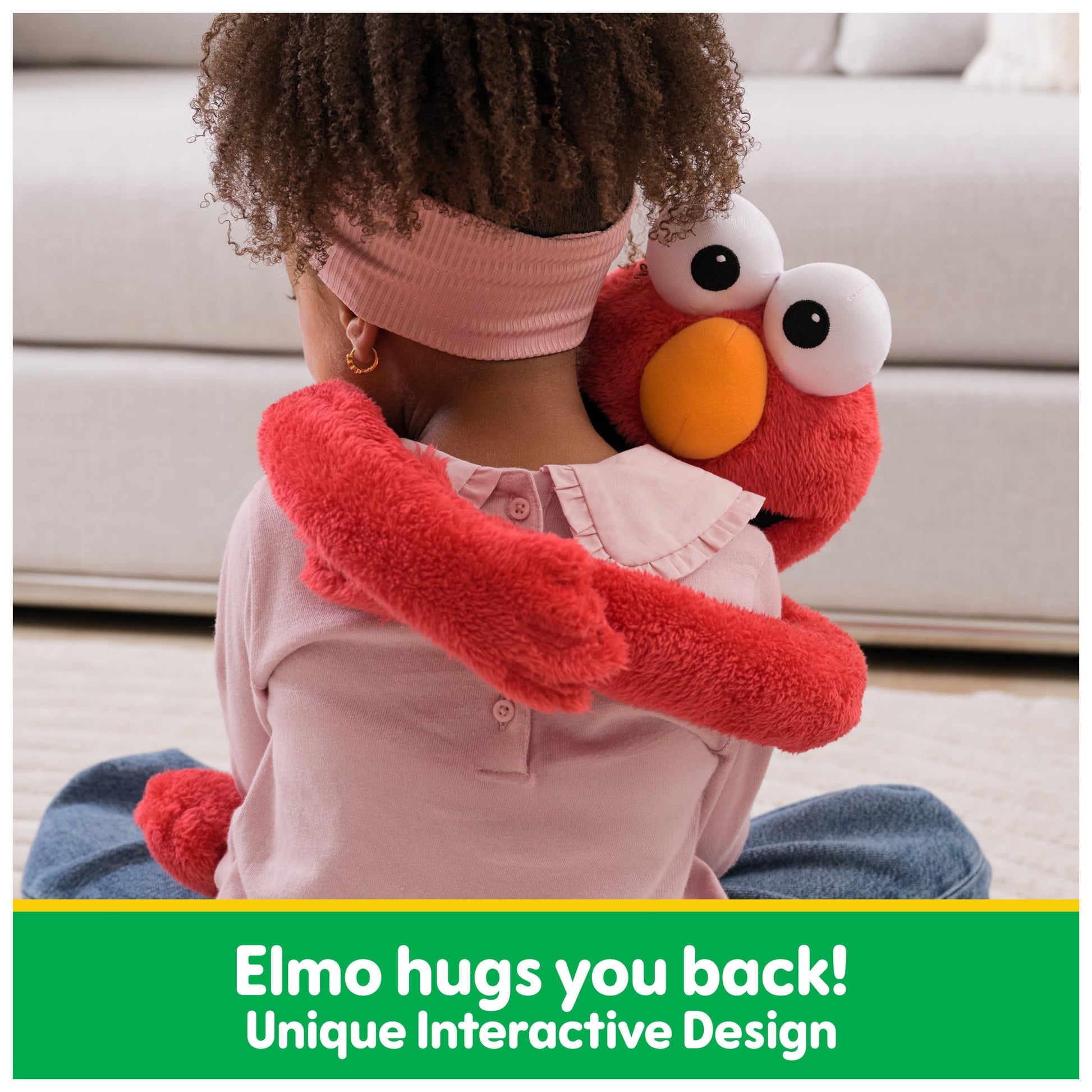 GUND Sesame Street Elmo Hug-a-Moves 14-Inch Interactive Hugging Plush Toy