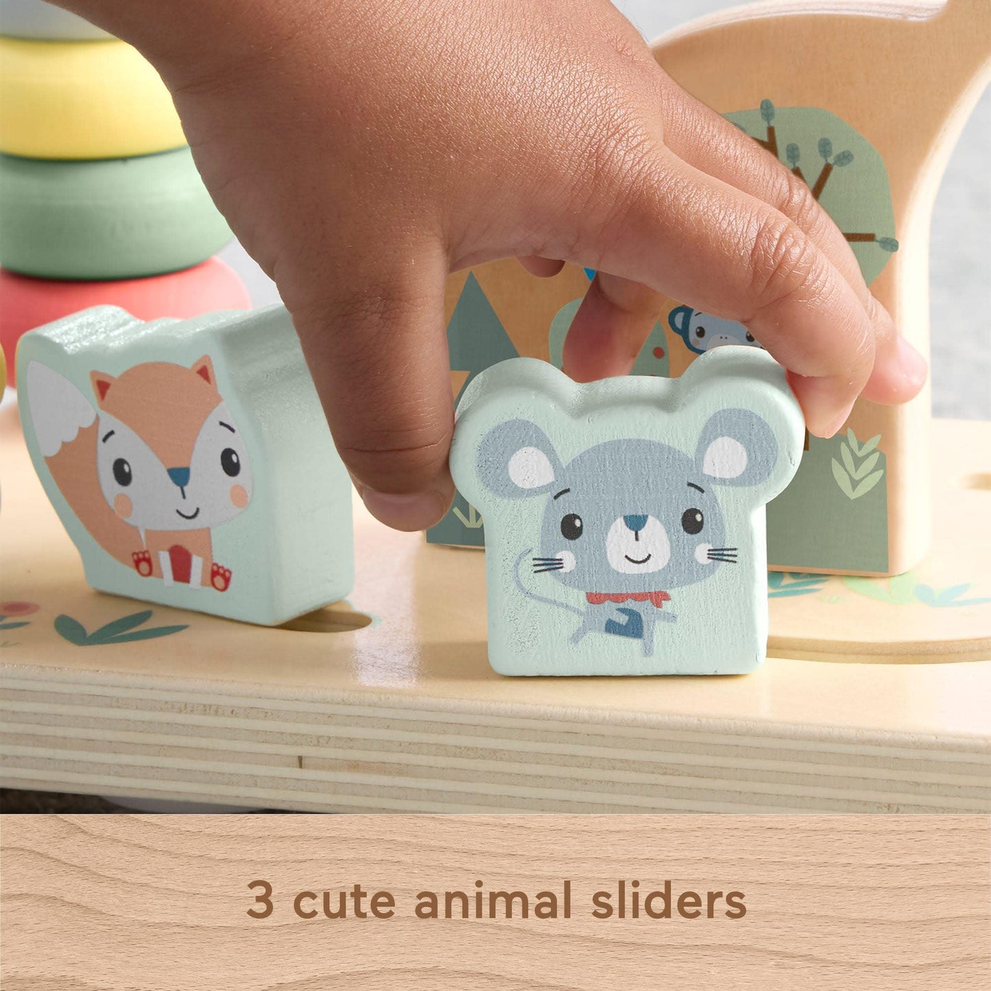 Fisher-Price Wood Bead Maze Activity Toy