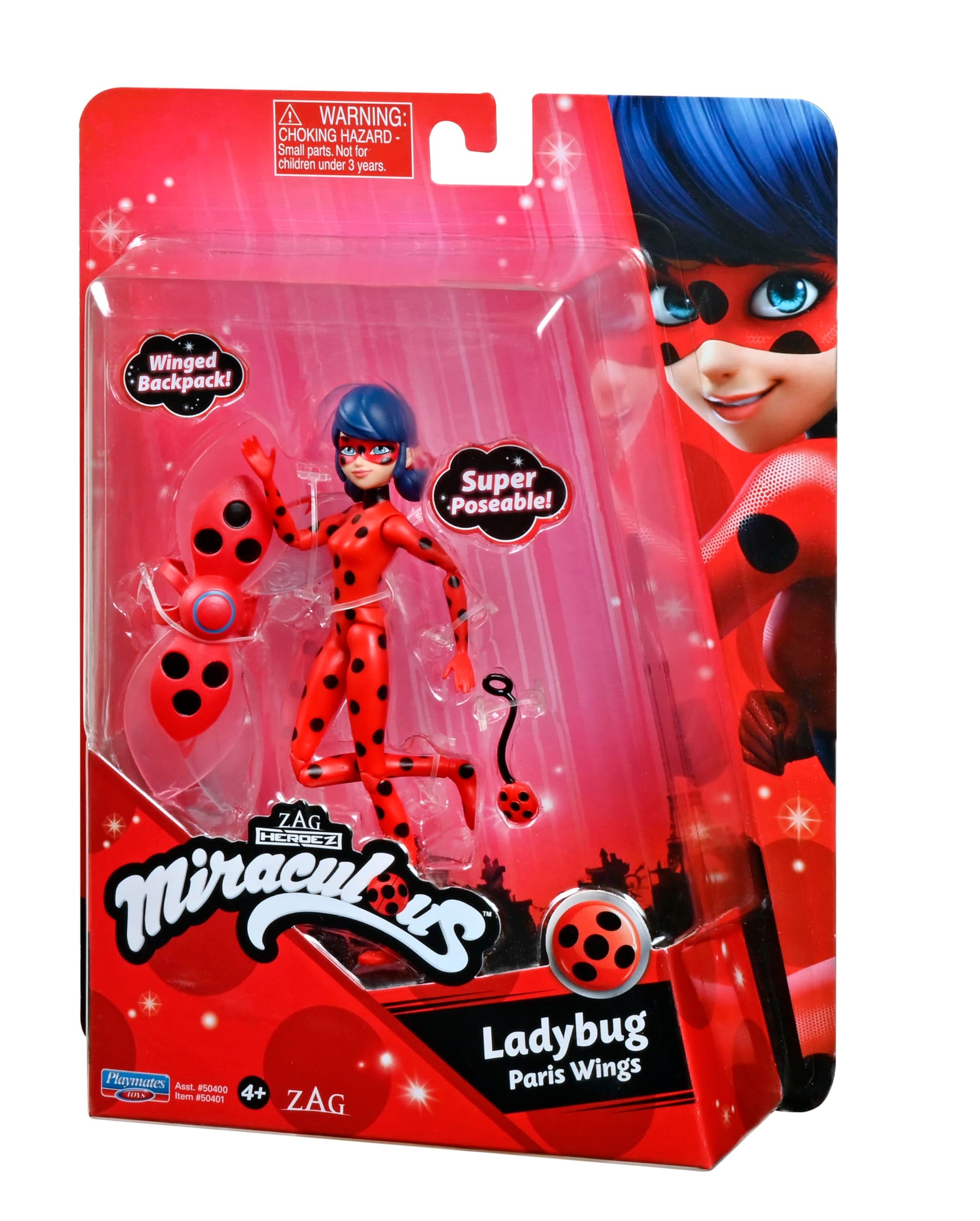 Miraculous Ladybug Paris Wings Doll