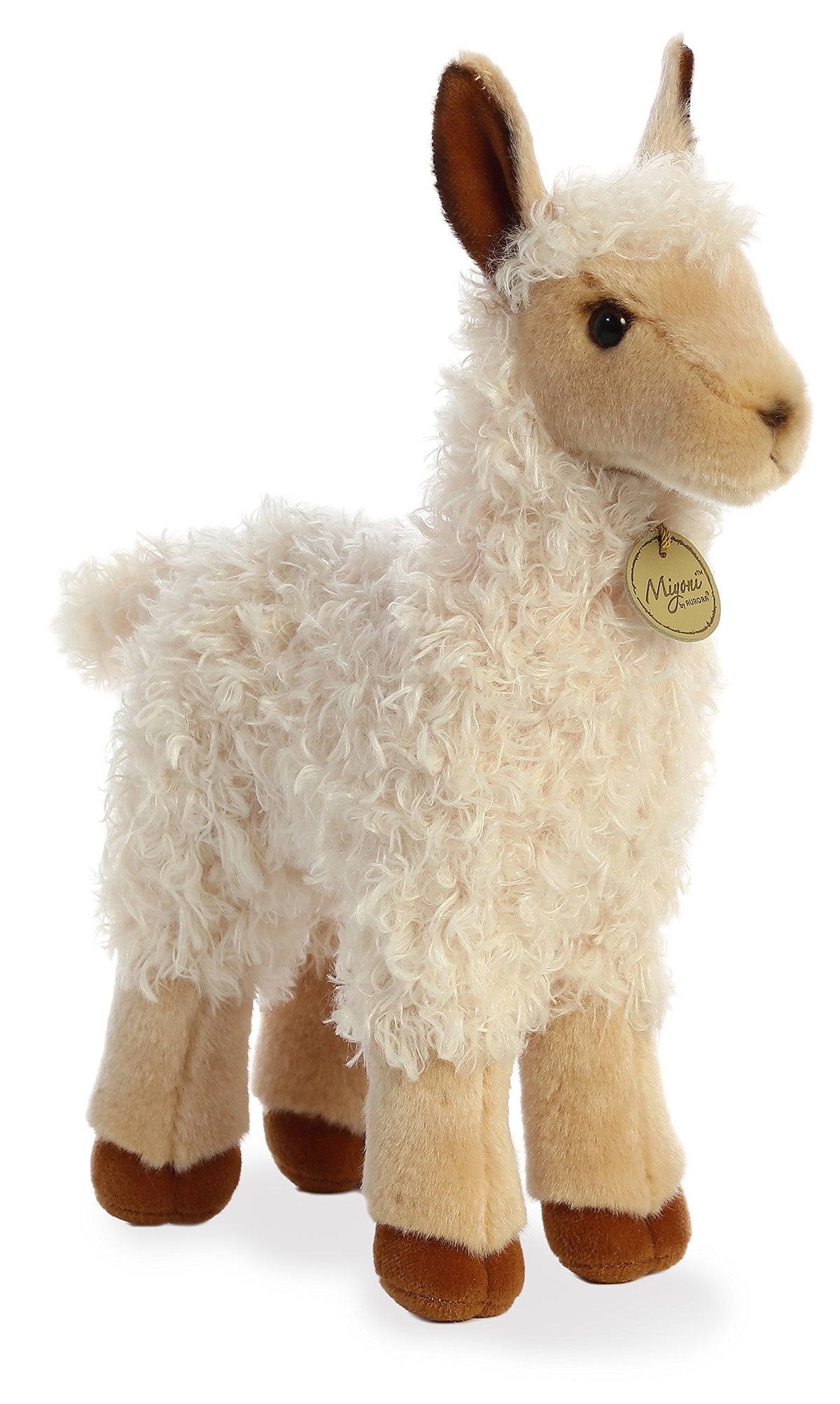 Aurora Miyoni 11" Llama Tan Realistic Stuffed Animal