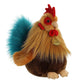 Aurora® Realistic Miyoni® Rooster Stuffed Animal - Lifelike Detail - Cherished Companionship - Brown 9 Inches