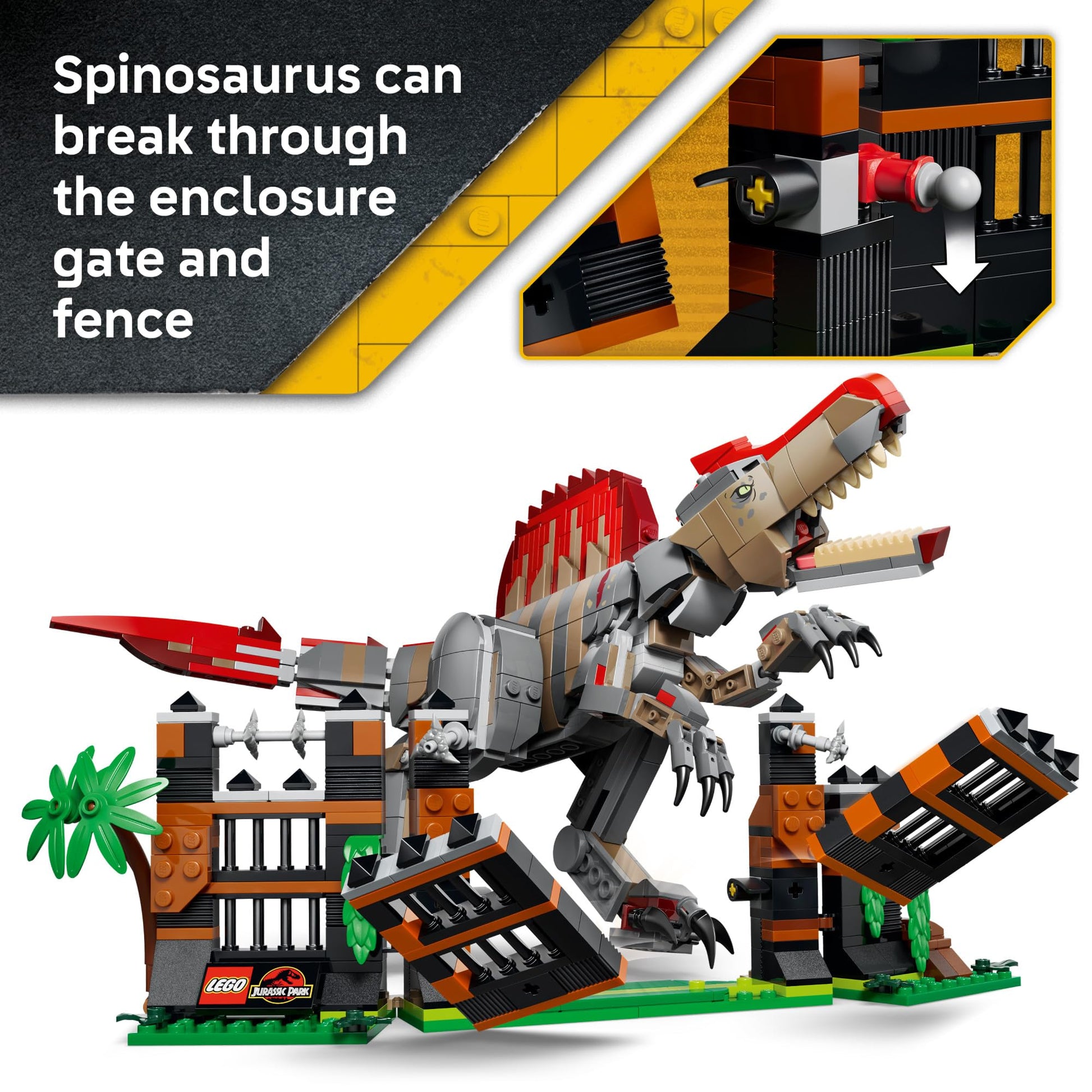 LEGO Jurassic World Spinosaurus Dinosaur Escape 77982