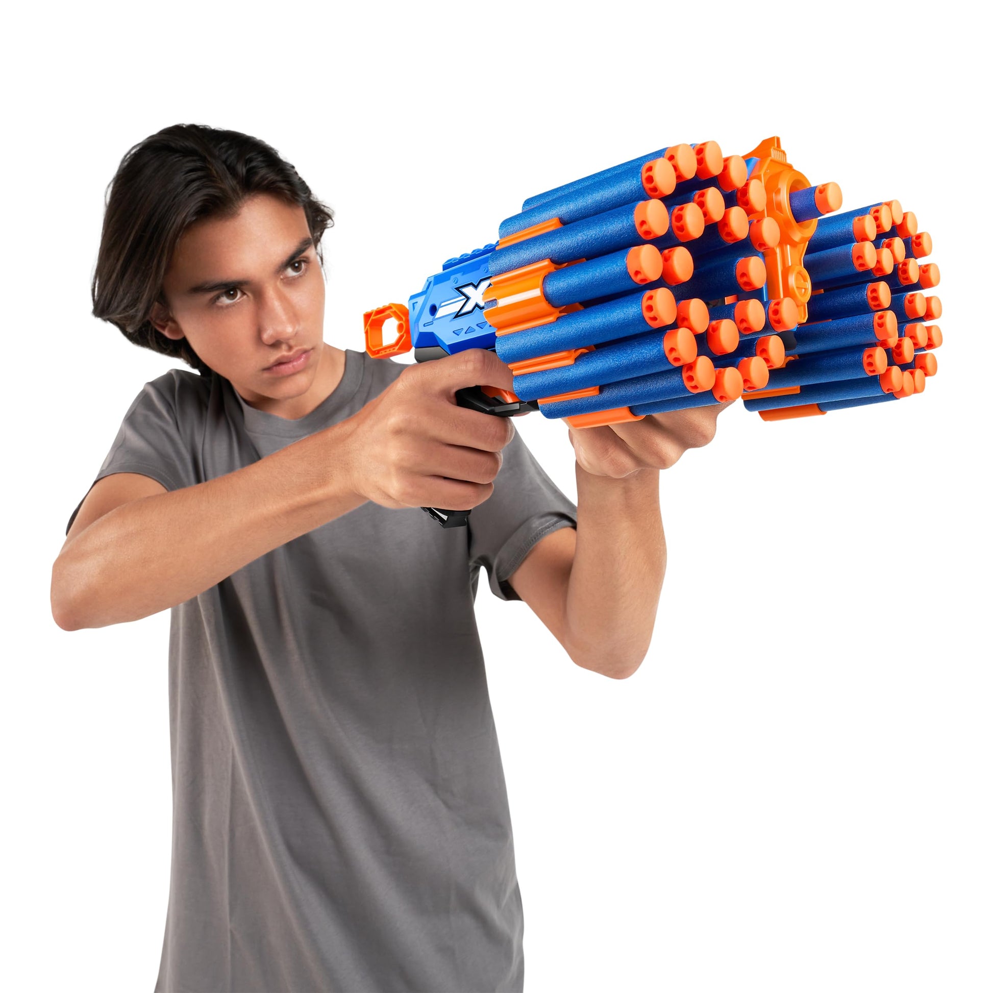 XSHOT Insanity Manic Blaster Dual Pack by ZURU with 48 Darts, Air Pocket Technology Darts and Dart Storage, Outdoor Toy for Boys and Girls, Teens