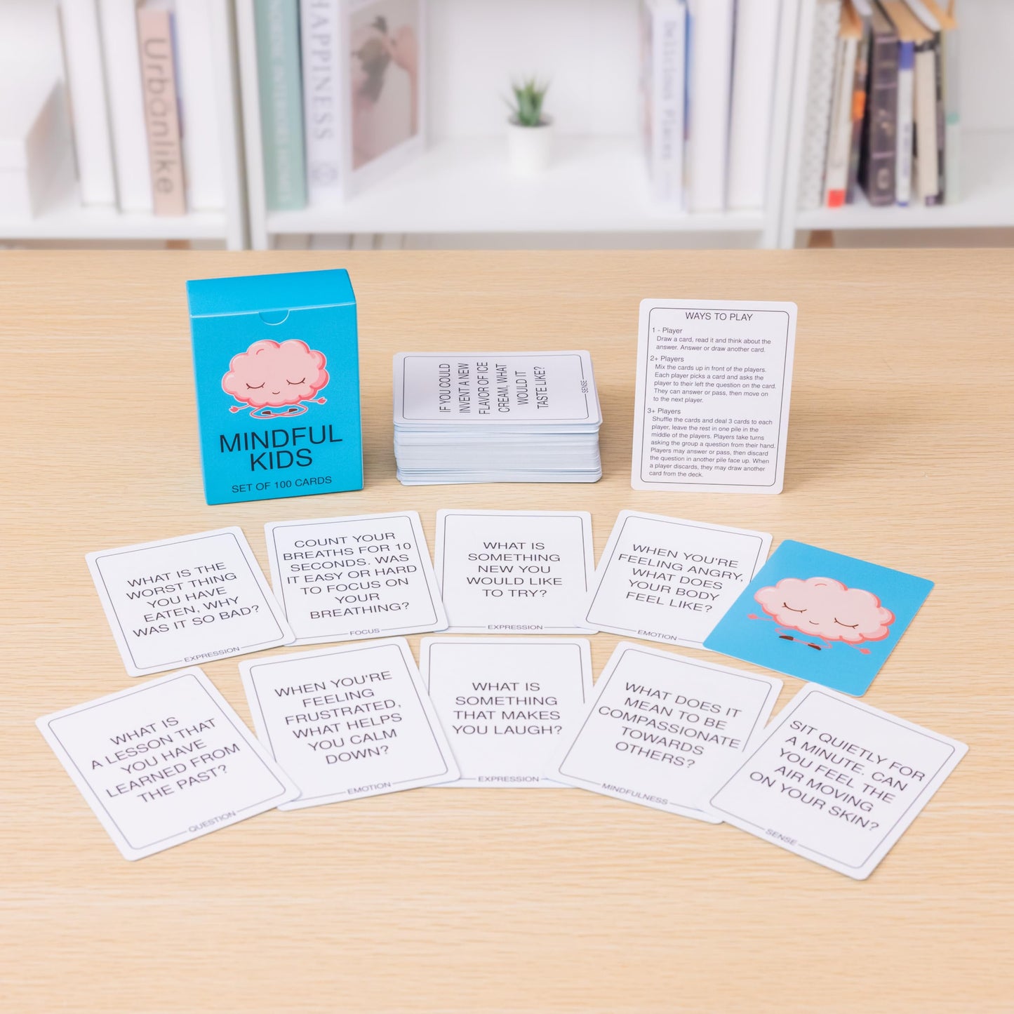 BayWel - 100 Mindfulness Conversation Cards for Kids - Enable Meaningful Conversations with Kids