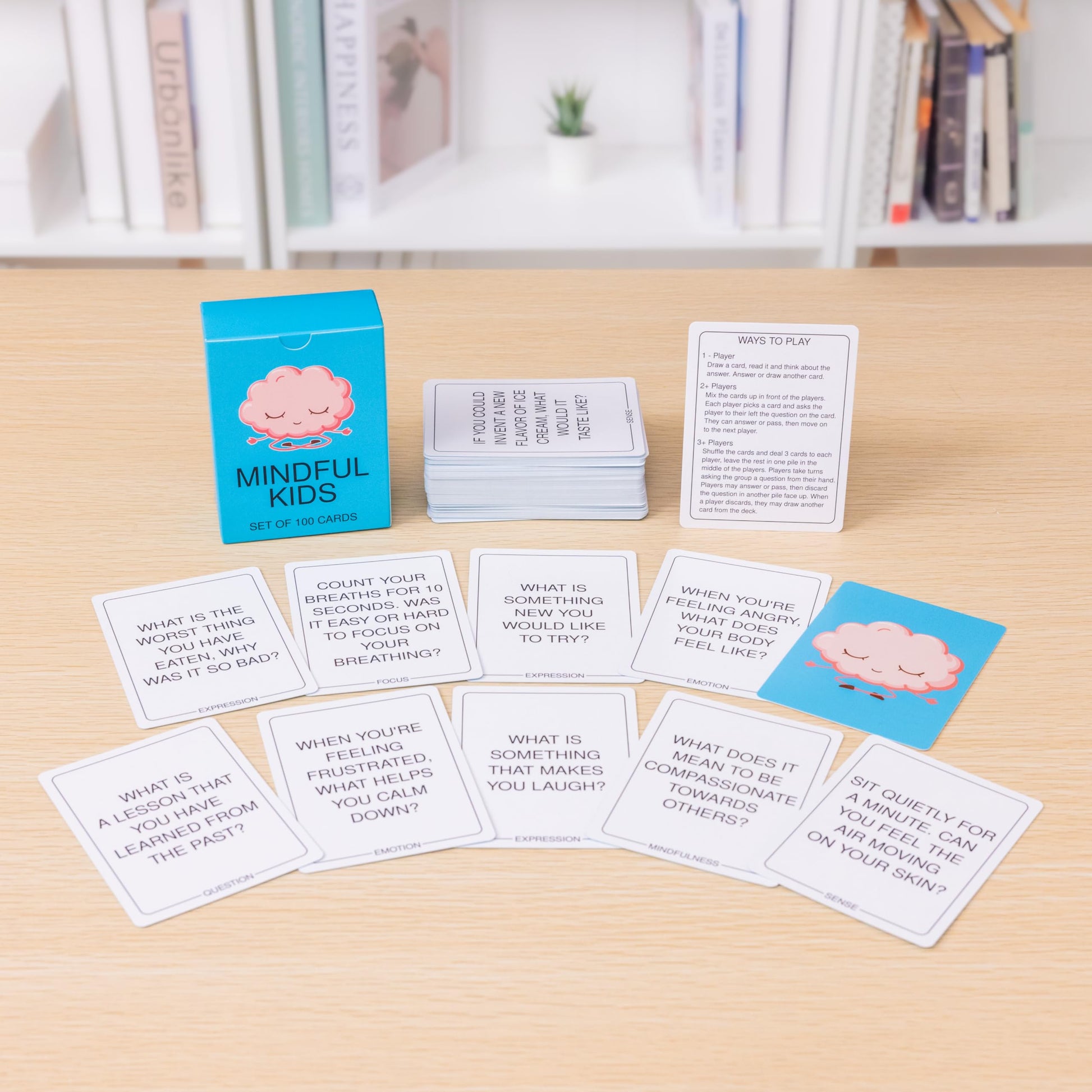 BayWel - 100 Mindfulness Conversation Cards for Kids - Enable Meaningful Conversations with Kids