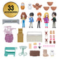 Wizarding World Harry Potter, Amazon Exclusive Deluxe Diagon Alley & Hogwarts Express, 4 Playsets in 1 with Lights & Sounds, 5 Figures, 33 Accessories