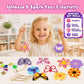 Fun Shake Glitter Crafts Kit for Kids, DIY Arts and Crafts Art Supplies Class Mess-Free Activity Creative Crafting Travel Toy, Birthday Gifts
