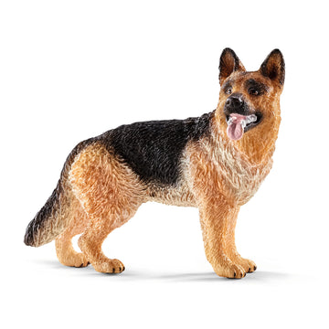 Schleich Farm World, Realistic Animal Toys for Boys and Girls, German Shepherd Dog Toy Figurine, Ages 3+