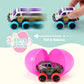 JOYIN 12 Pcs Easter Eggs Filled with Pull Back Monster Cars, Easter Trucks Cars for Kids Egg Hunt, Basket Stuffers Filler and Classroom Prize
