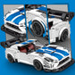 HIGH GODO Sports Car Building Set, Racing Car Decor Model Kit, Cool Collectible Cars Toys Gifts for Adults Teens Age 14+ (394 Pieces)