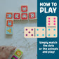 Chuckle & Roar Wooden Double-Sided Domino Set - 28 Piece, Metal Storage Tin, Ages 4 & Up - Animal Matching Board Games for Family Play - Classic Games