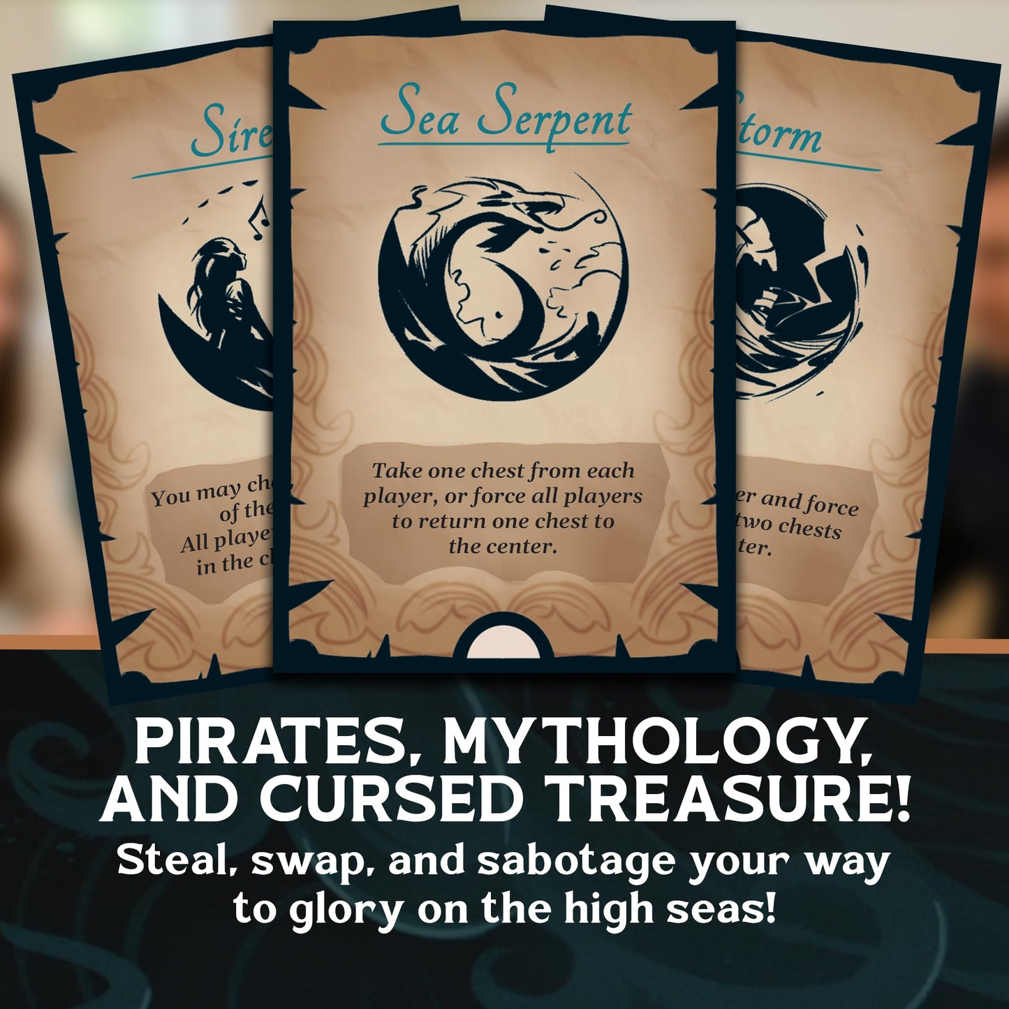 ZERO STRATEGY GAMES Cutthroat Cove: Pieces of Eight - Fast-Paced Pirate-Themed Card Game for 2-4 Players