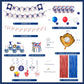 Baseball Party Decorations, Baseball Birthday Party Supplies Kit, Include Sport Themed Birthday banner, Foil Fringe,Hanging Swirls, Baseball Balloons