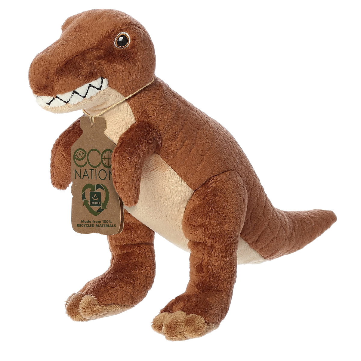 Aurora Eco Nation 10.5" T-Rex Responsibly Made Stuffed Animal