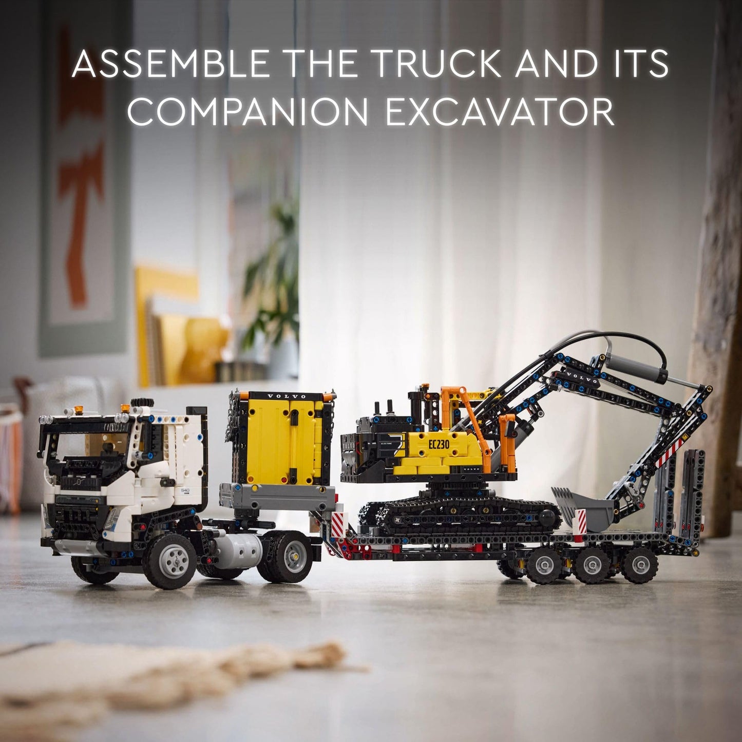 LEGO Technic Volvo FMX Truck & EC230 Electric Excavator Building Toy, Volvo Truck Toy with 2 Model Vehicles, Great Gift for Boys and Girls Ages 10 and