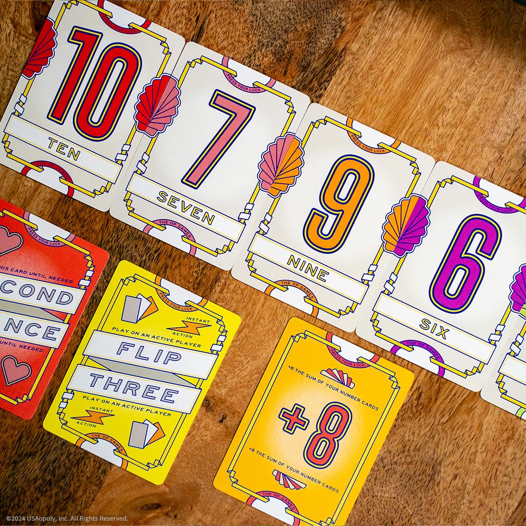 Flip 7, The Ultimate Blend of Press Your Luck and Strategy, Fast-Paced Addictive Card Game, Quick to Learn and Easy to Teach, Perfect for Game Nights