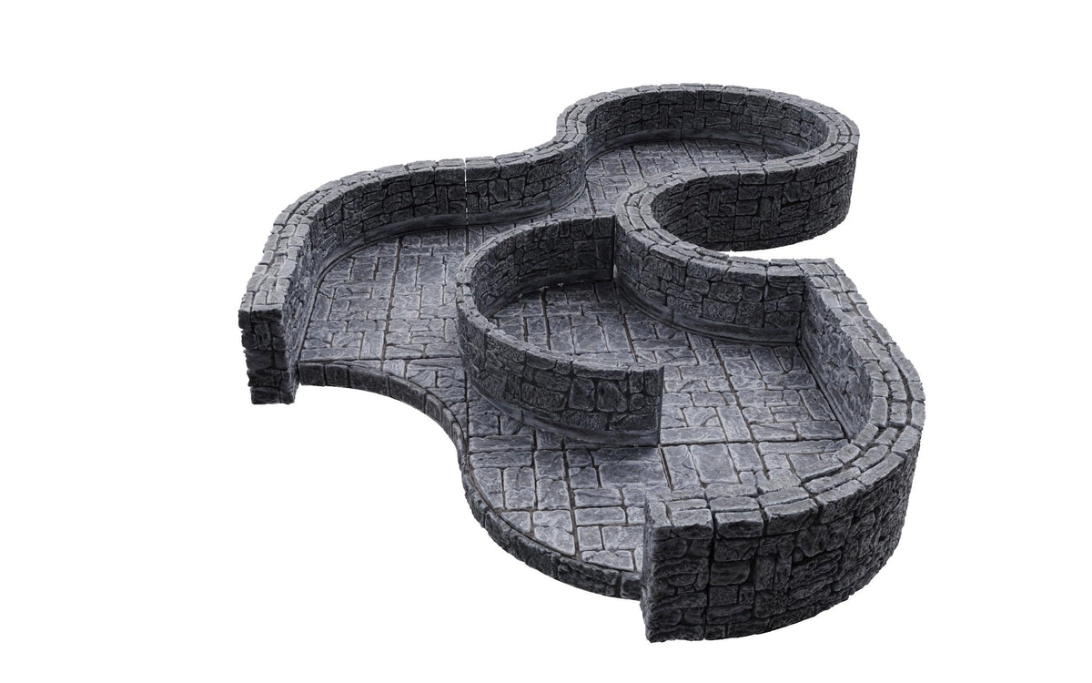 WizKids Warlock Tiles: Expansion - Dungeon Tile III Curves