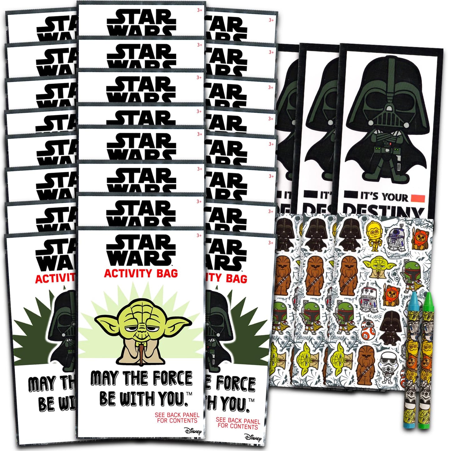 Star Wars Party Favors for Kids Bundle - 24 Mini Activity Packs