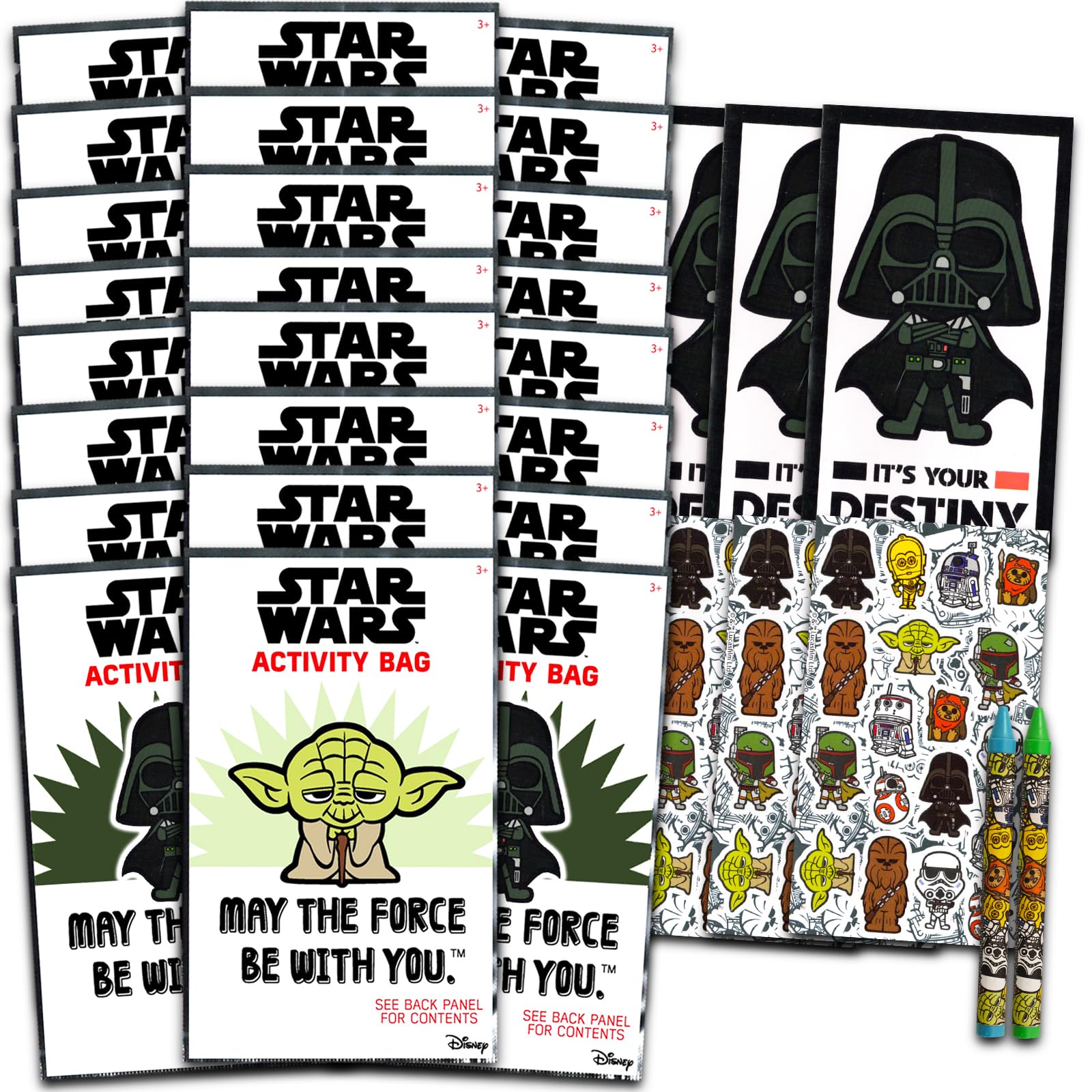 Star Wars Party Favors for Kids Bundle - 24 Mini Activity Packs