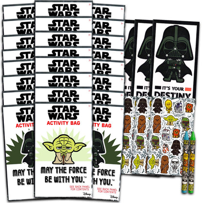 Star Wars Party Favors for Kids Bundle - 24 Mini Activity Packs