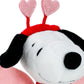 Hallmark Peanuts Snoopy Zip-a-Long Plush Toy, 3.5" (Cupid) Gift for Kids, Grandchildren, Collector, Valentine's Day