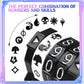 MTG Life Counter Wheel Health Tracker Gradient Game Counter for Board Game Compatible Table top Games with Magic Card Game Accessories CCG Creature
