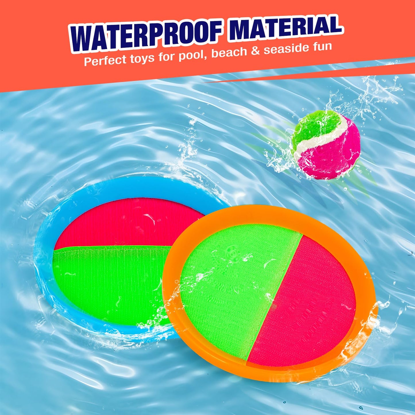Toss and Catch Ball Game Set for Kids Outdoor Toys Yard Beach Pool Games