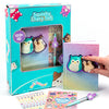 Squishmallows Original Squishy Diary Set, Includes 5 x 7 Diary, 60 Sheets, Kawaii Stickers, Pen, Fun Journaling Kit & Sketchbook for Kids, School