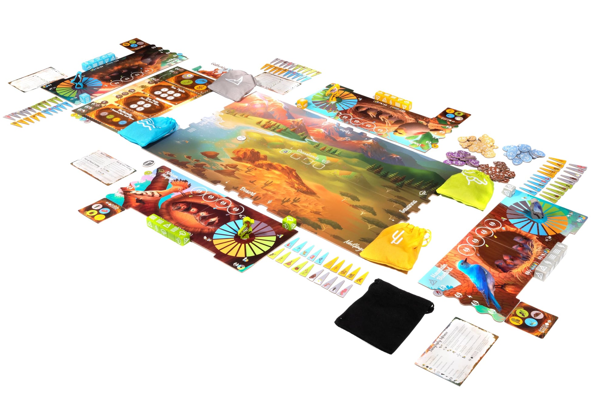 Lucky Duck Games Nestlings | Beautifully Illustrated Strategy Game | 1-4 Players, Ages 10+ | 30-60 Minute Gameplay