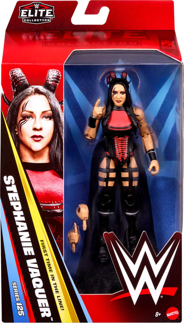 Mattel WWE Elite Action Figure & Accessories, Series #125 Set, 6-inch Collectible Stephanie Vaquer with 25 Articulation Points & Swappable Hands