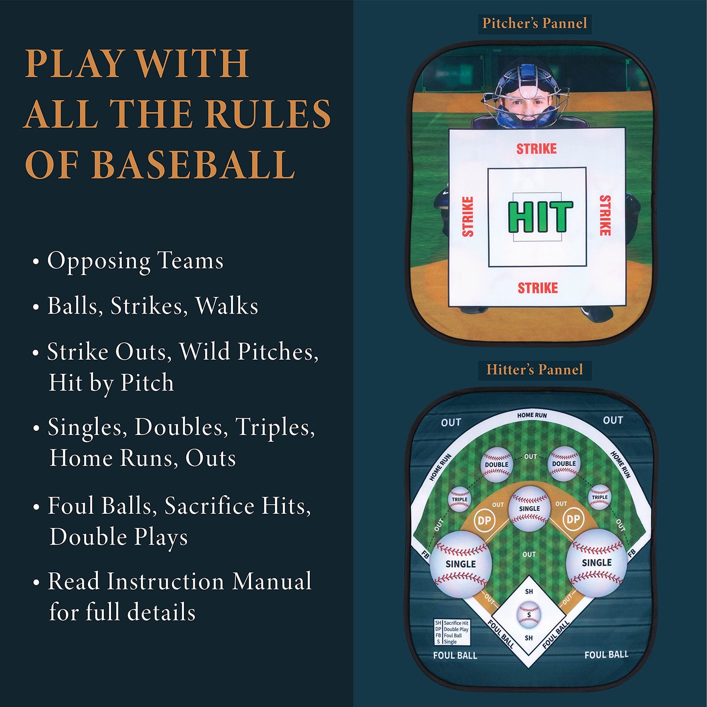GUD Baseball & Darts Games, Sports Gifts for Kids Teens Adults, Target Party Toy, Tailgating Indoor Outdoor Fun