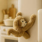 Plushland Magnetic Plush Pair - Couple Stuffed Animals Set Pairs Plush Toys for Best Friends & Kids - Huggable Monkey-Ready Emotional Support Toy