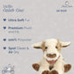 MON AMI Caleb The Cow 10-Inch Stuffed Farm Animal, Soft Cow Plush Toy