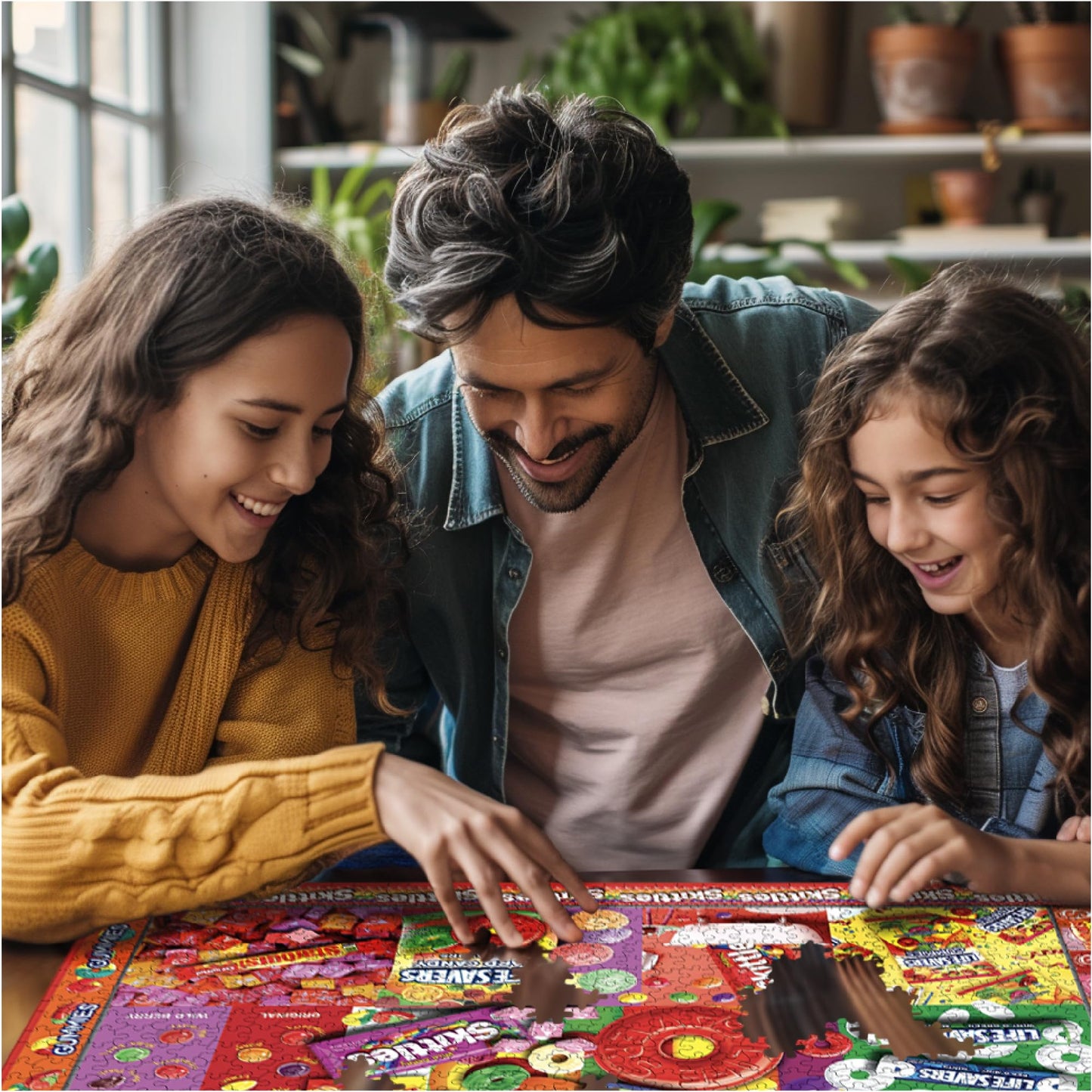 White Mountain 1000 Piece Jigsaw Puzzle Fun and Vibrant, Fruity Candy