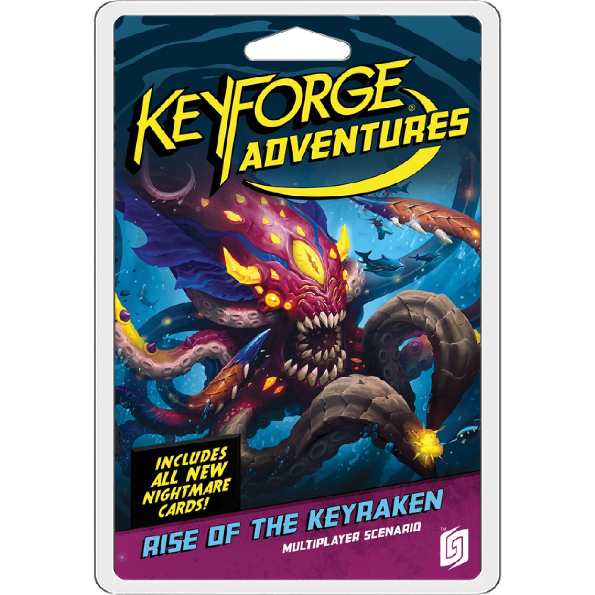 Ghost Galaxy Keyforge Adventures Rise of The Keyraken Card Game | Strategy with Solo & Cooperative Mode for Ages 14+ 1-3 Players Average Playtime