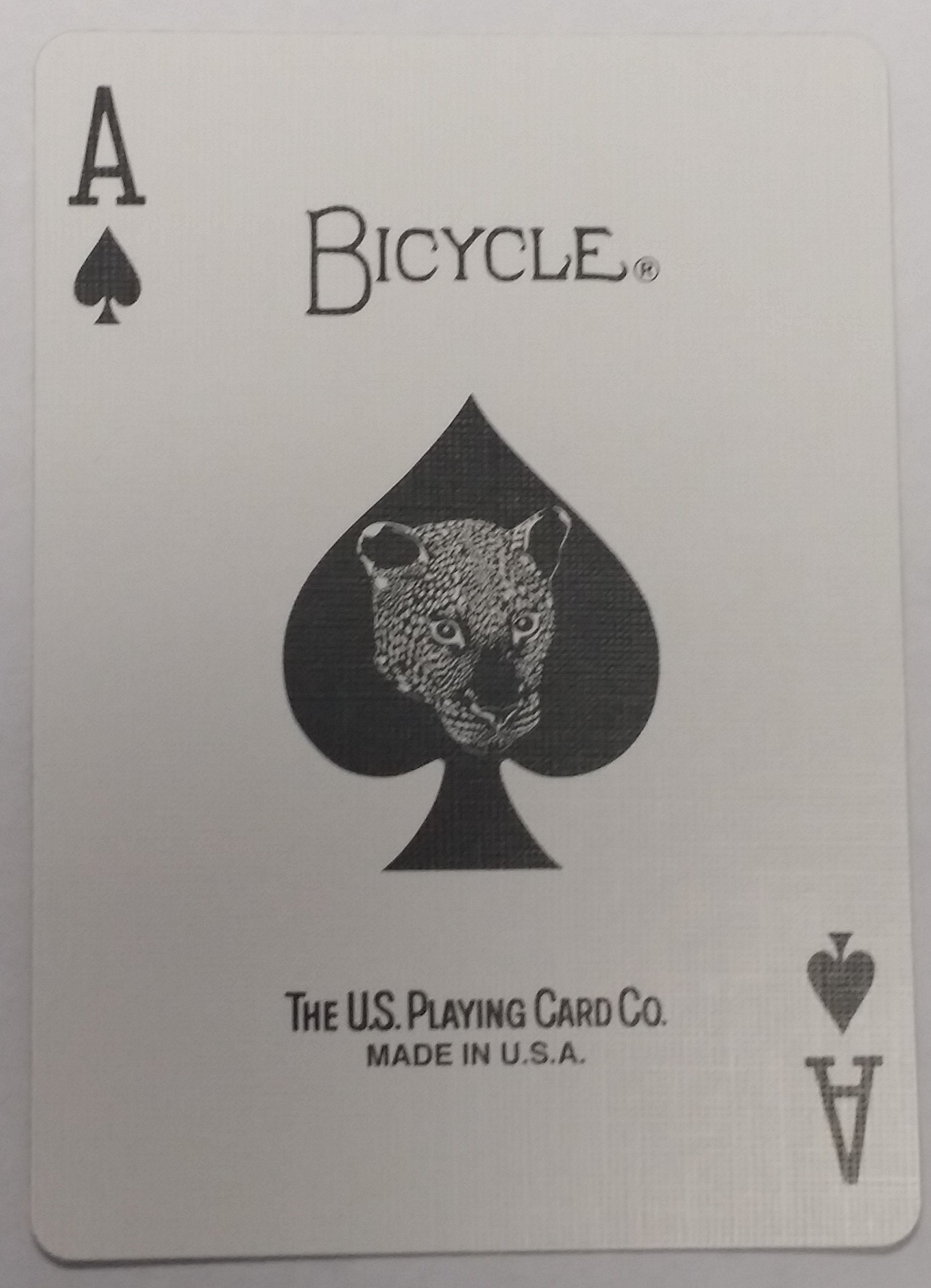 Bicycle Leopard Deck Playing Cards - Leopard Skin Back Design