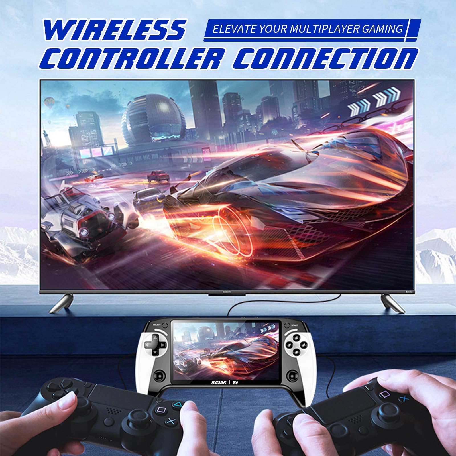 Retro Handheld Game Console Hand Held Gaming Consola Portátil Portable Plug Play Video Juegos para Niños Preloaded Systems Emulator TV Pixelated for
