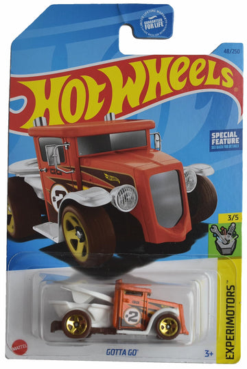 Hot Wheels Gotta Go, Experimotors 3/5 [orange/white] 48/250