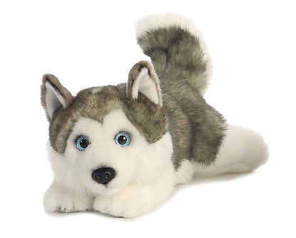 Aurora Miyoni 11" Husky Lying Realistic Stuffed Animal