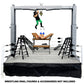 Deluxe Grab The Gear Adjustable Playset with Accessories for Wrestling Action Figures