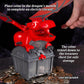 Thames & Kosmos Robotic Dragon Bank Kit | Hands-on STEM Construction Toy, Build a Mechanical Dragon Coin Bank, Explore Electric Circuits