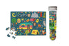 Micro Puzzles Happy Campers Mini Jigsaw Puzzle for Adults - 150 Piece Small Pocket Puzzle 4x6 Inches, Cute Travel Puzzle, Unique Gift Idea - Made in