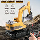 Remote Control Excavator, Beach Excavator Sand Toy Gift for Boys Age 3-7