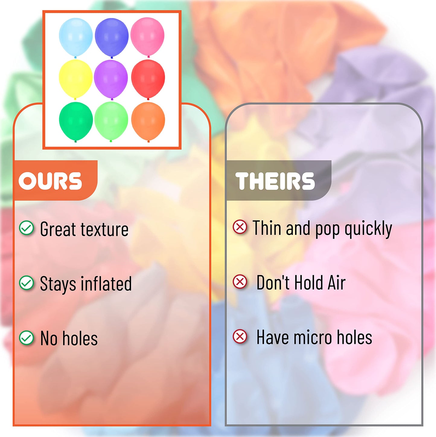 Mr. Pen- Balloons Assorted Colors, 12 Inch, 54 Pack